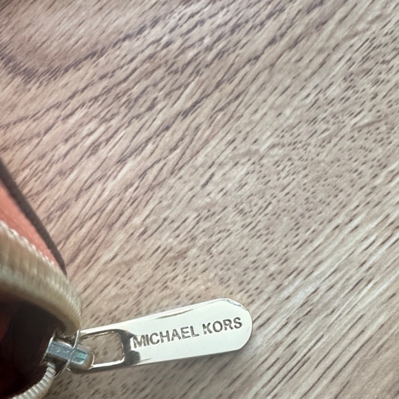 Michael Kors Tangerine Wristlet with Gold Accents - Picture 5 of 5